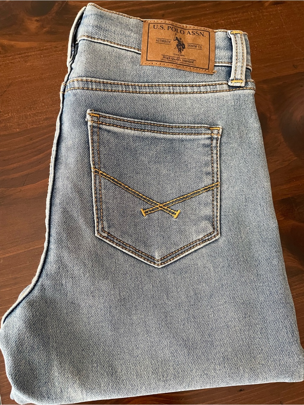U.S. Polo Assn. Light Blue Denim Jeans Boys 12 regular